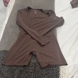 BuffBunny Taupe Long Sleeve Top